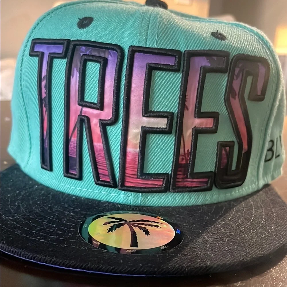 TREES BLVD - Aqua and Purple - Picture 2 of 6